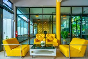 พื้นที่นั่งเล่นของ Anchan Boutique Hotel