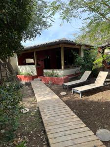 Zahrada ubytování B&B Villa Zomerland