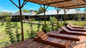 Zahrada ubytování Irupé Lodge