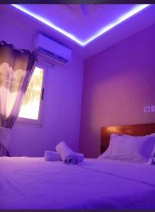 Ένα ή περισσότερα κρεβάτια σε δωμάτιο στο Silverking ASSOUINDÉ