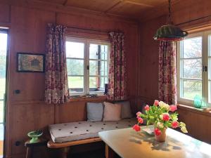 Posezení v ubytování Holiday Home by Ammersee Nature Retreat