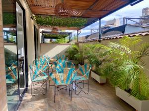 Balkon oz. terasa v nastanitvi EcoHub Hotel Medellin