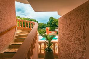 Balkón nebo terasa v ubytování Del Tropico hotel