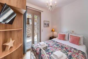 Postel nebo postele na pokoji v ubytování Villa Zogianna by Villa Plus