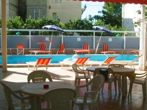 Bazén v ubytování Hotel Aurora nebo v jeho okolí