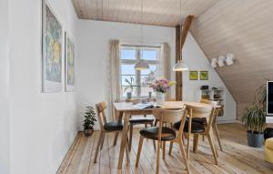 Televiisor ja/või meelelahutuskeskus majutusasutuses Cozy Apartment In Nordborg