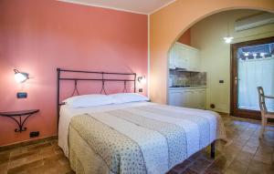 Katil atau katil-katil dalam bilik di Amazing Home In San Giovanni
