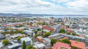Nespecifikovaný výhled na destinaci Hobart nebo výhled na město při pohledu z bed and breakfast