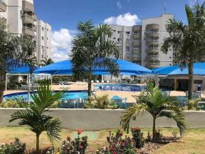 Πισίνα στο ή κοντά στο Apartamentos Lagoa Flat Service