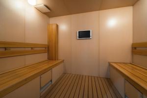 TV a/nebo společenská místnost v ubytování Hotel Oriental Express Kagoshima Tenmonkan