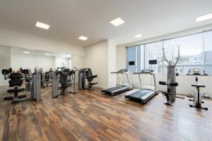 Fitness centrum a/nebo fitness zařízení v ubytování Hotel Oriental Express Kagoshima Tenmonkan