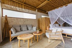 Posezení v ubytování Jellyfish Villas Bingin Beach