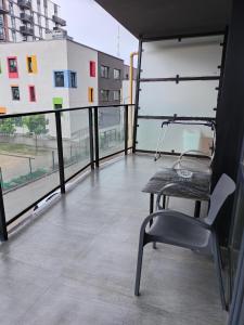 Balkón nebo terasa v ubytování AVALON Apart-Hotel