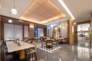 Veitingastaður eða matsölustaður á Atour Hotel Beijing Zhongguancun Software Park West Shangdi Road