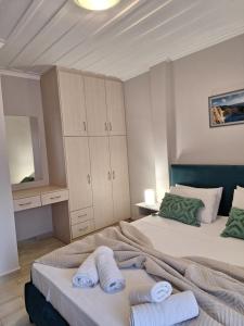 Postel nebo postele na pokoji v ubytování Villasabella 2 Apartments