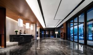 Χώρος καθιστικού στο Taiyuan Jinyang Lake Intercity Hotel