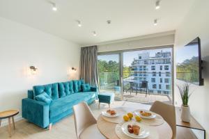 Χώρος καθιστικού στο NORTH Apartments, View Mare Solaris