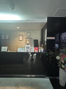 Posezení v ubytování Hongdae Sinchon Touch Motel