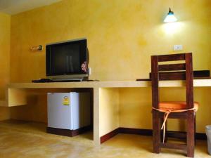 TV a/nebo společenská místnost v ubytování Tanisa Resort