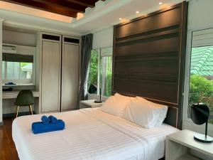 Postel nebo postele na pokoji v ubytování I am pool villa Pattaya no 5 + 37 fotografií