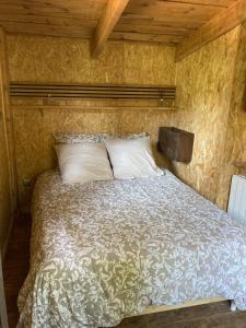 a bedroom with a bed in a small room at Le Cabanon d 'Aix in Aix-en-Provence +62 photos