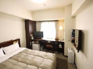 Телевизор и/или развлекательный центр в Hotel Route Inn Wajima