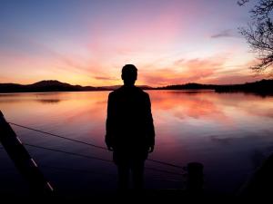 The sunrise or sunset as seen from the inn or nearby 