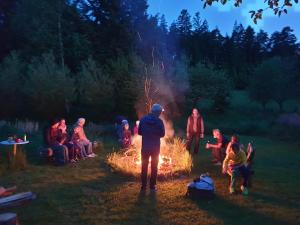 Hosté ubytování Die Alm in Schöllbüchl - Zelt