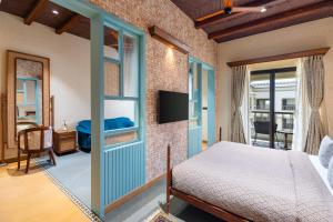 Postel nebo postele na pokoji v ubytování Chavri Resort - Jawai