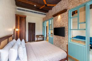 Postel nebo postele na pokoji v ubytování Chavri Resort - Jawai
