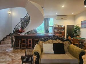 O zonă de relaxare la Beauty Monroe B&B