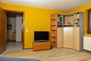 Η κουζίνα ή μικρή κουζίνα στο Ferienwohnung Aurora