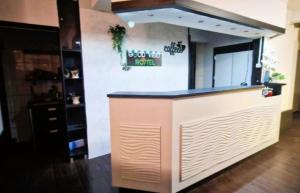 Kuchyň nebo kuchyňský kout v ubytování Good Vibes HOSTEL