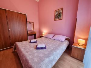 Postel nebo postele na pokoji v ubytování Juli No3 & No4