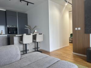 Kuchyň nebo kuchyňský kout v ubytování Apartman S + 9 fotografií
