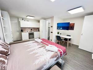 Kuchyňa alebo kuchynka v ubytovaní Il Nido delle Cime - A 500 m dalle Terme