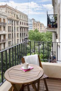 Balkón nebo terasa v ubytování C211 Barcelona Apartments