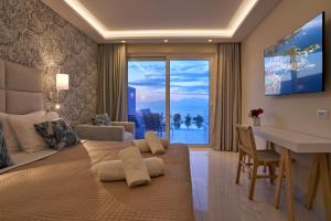 Posezení v ubytování Ibiscus Corfu Hotel