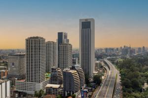 Nespecifikovaný výhled na destinaci Nairobi nebo výhled na město při pohledu z apartmánu