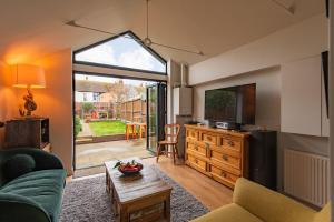 Et opholdsområde på Oyster Cottage by Keepers Cottages