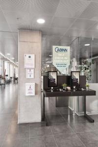 Lobbyen eller receptionen på Cabinn Metro