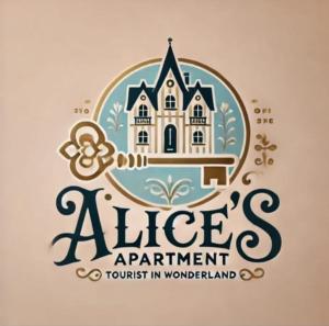 a logo for an alices appointment trust in wonderland at Alice's Apartment in Civitavecchia