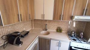Kuhinja oz. manjša kuhinja v nastanitvi Lily Guest House with Amazing View House with Garden