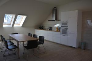 Η κουζίνα ή μικρή κουζίνα στο Elixbeer Kastély Sörház és Vendégház