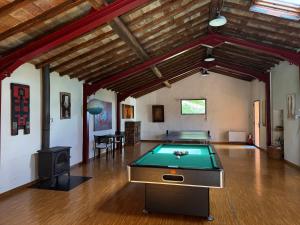 Biliár nebo kulečník v ubytování Villa Le Caggia
