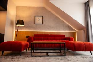 Posezení v ubytování Aspen Prime Ski & Bike Resort - basen, sauna, jacuzzi, siłownia w cenie pobytu