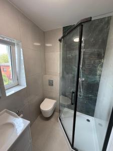 Kúpeľňa v ubytovaní Apartament Rodzinny S8