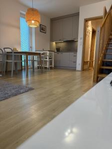 Kuchyňa alebo kuchynka v ubytovaní Rodinný mezonetový apartmán Větrák