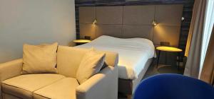 Istumisnurk majutusasutuses Hotel Les 3 Cles