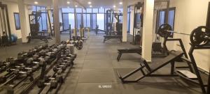 Fitness centrum a/nebo fitness zařízení v ubytování Venue 360